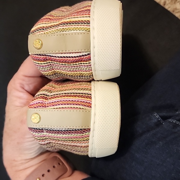 Sam Edelman “Peony” Multi Color Slip On Sneakers Size 9 Fabric Casual Shoes - Picture 4 of 9